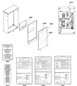 Decals Group - Ats Informational Diagram and Parts List for 071130-01  Briggs and Stratton Generator
